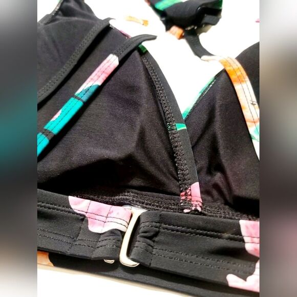 NEXT 2pc Women's M Keoki Palms 25 min Sports Bra Swim Top + High Rise Bikini NWT - Picture 13 of 16